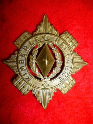Kimberley Regiment Cap Badge worn 1899-1939    